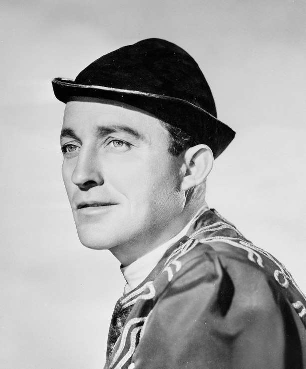 Photo of Bing Crosby in the movie A Connecticut Yankee in King Arthur's Court from 1949