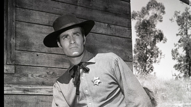 Photo of Hugh O'Brian in the TV series The Legend of Wyatt Earp