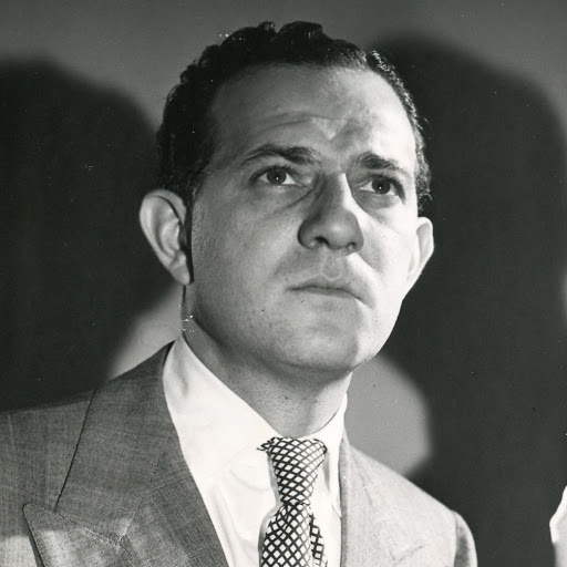 Photo of Mandel Kramer when he appeared on CounterSpy radio series